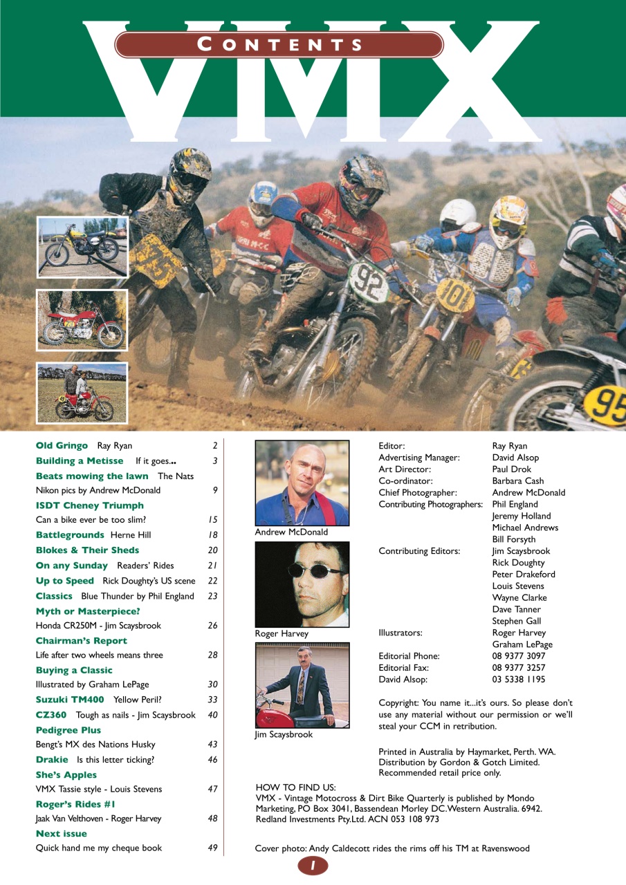 VMX Magazine Preview Pages
