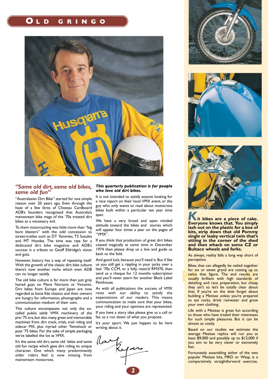 VMX Magazine Preview Pages