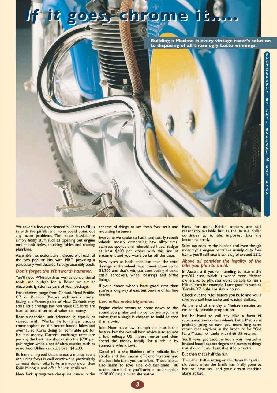 VMX Magazine Preview Pages