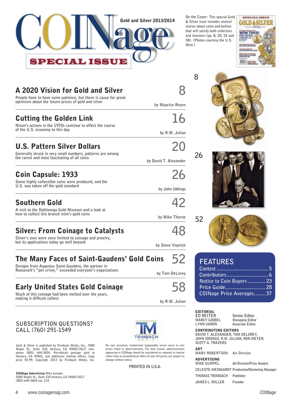 COINage Magazine Preview Pages