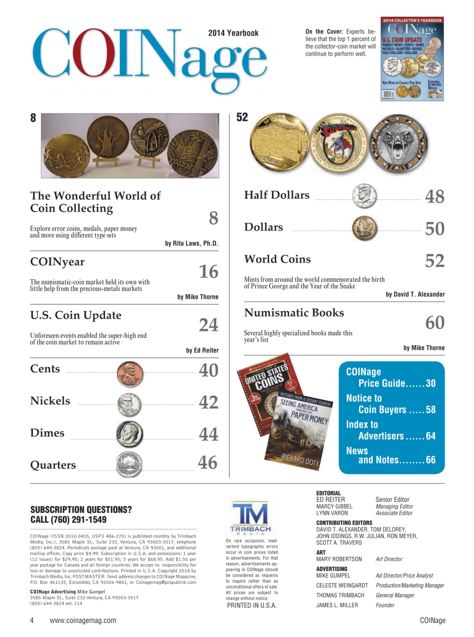 COINage Magazine Preview Pages