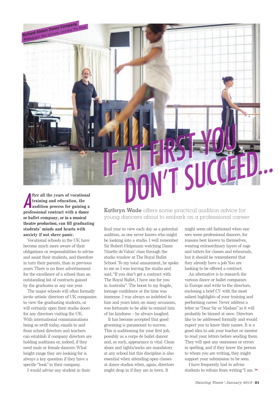 Dancing Times Preview Pages