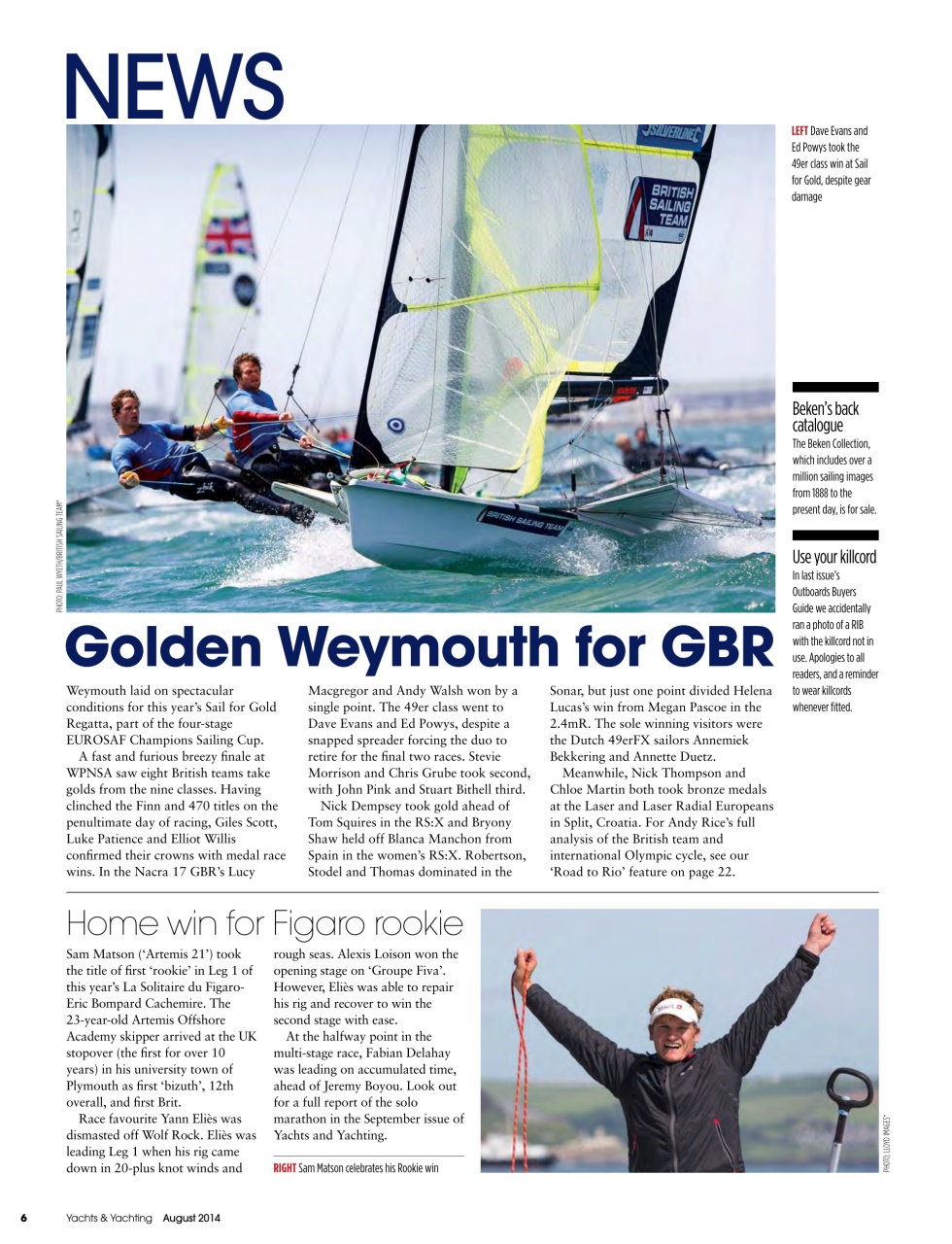 Yachts & Yachting Preview Pages