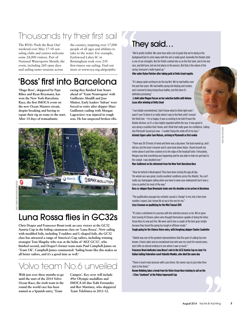 Yachts & Yachting Preview Pages