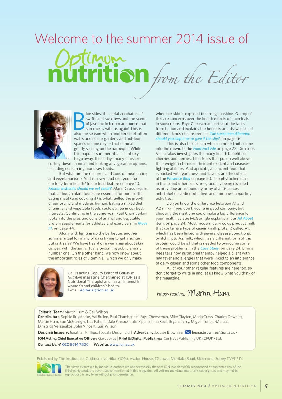Optimum Nutrition Preview Pages