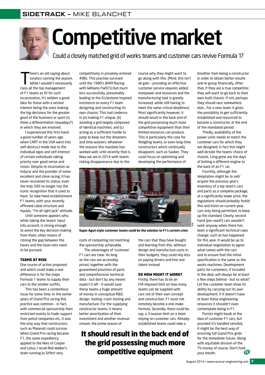 Racecar Engineering Preview Pages