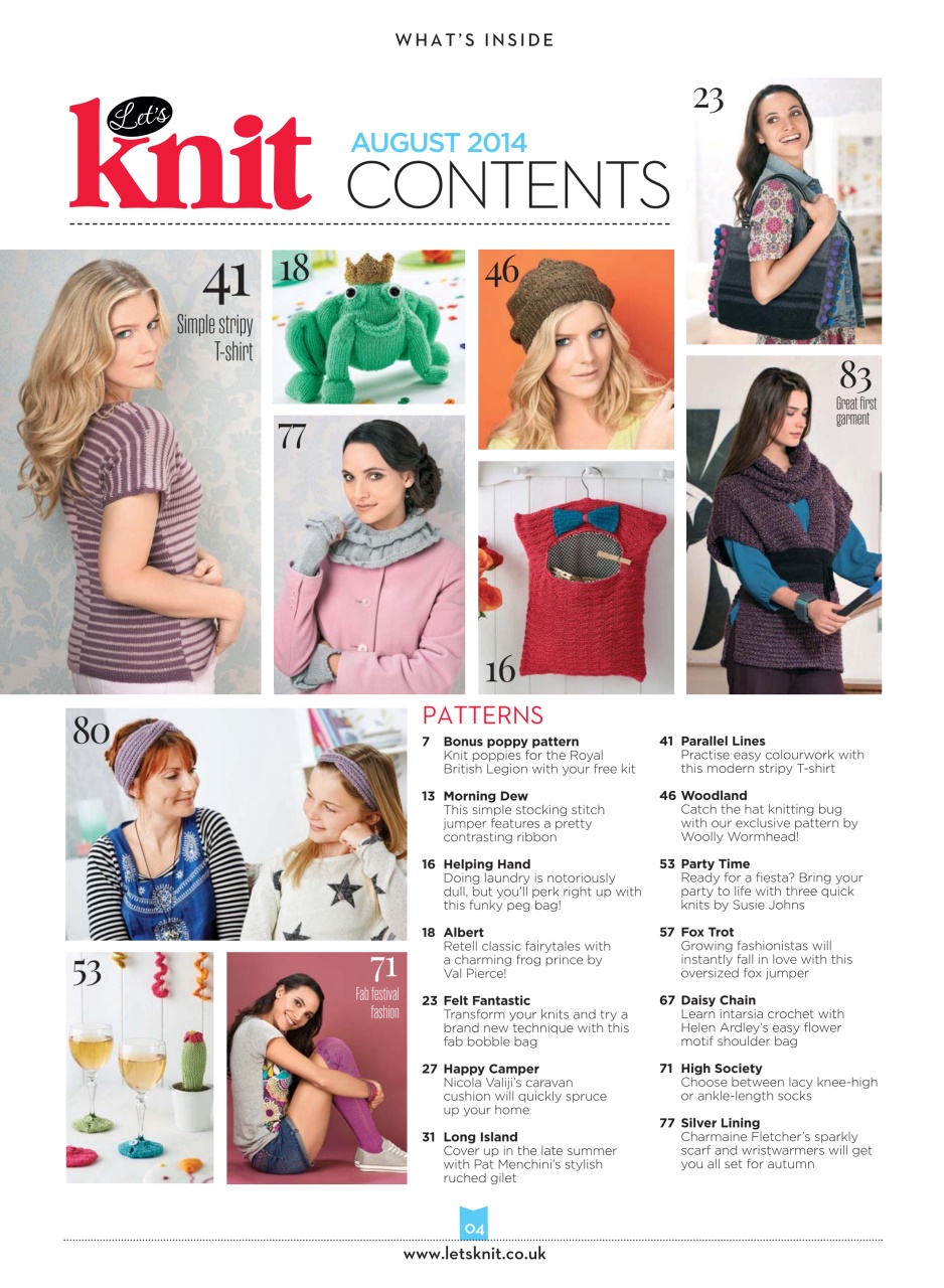 Let's Knit Preview Pages