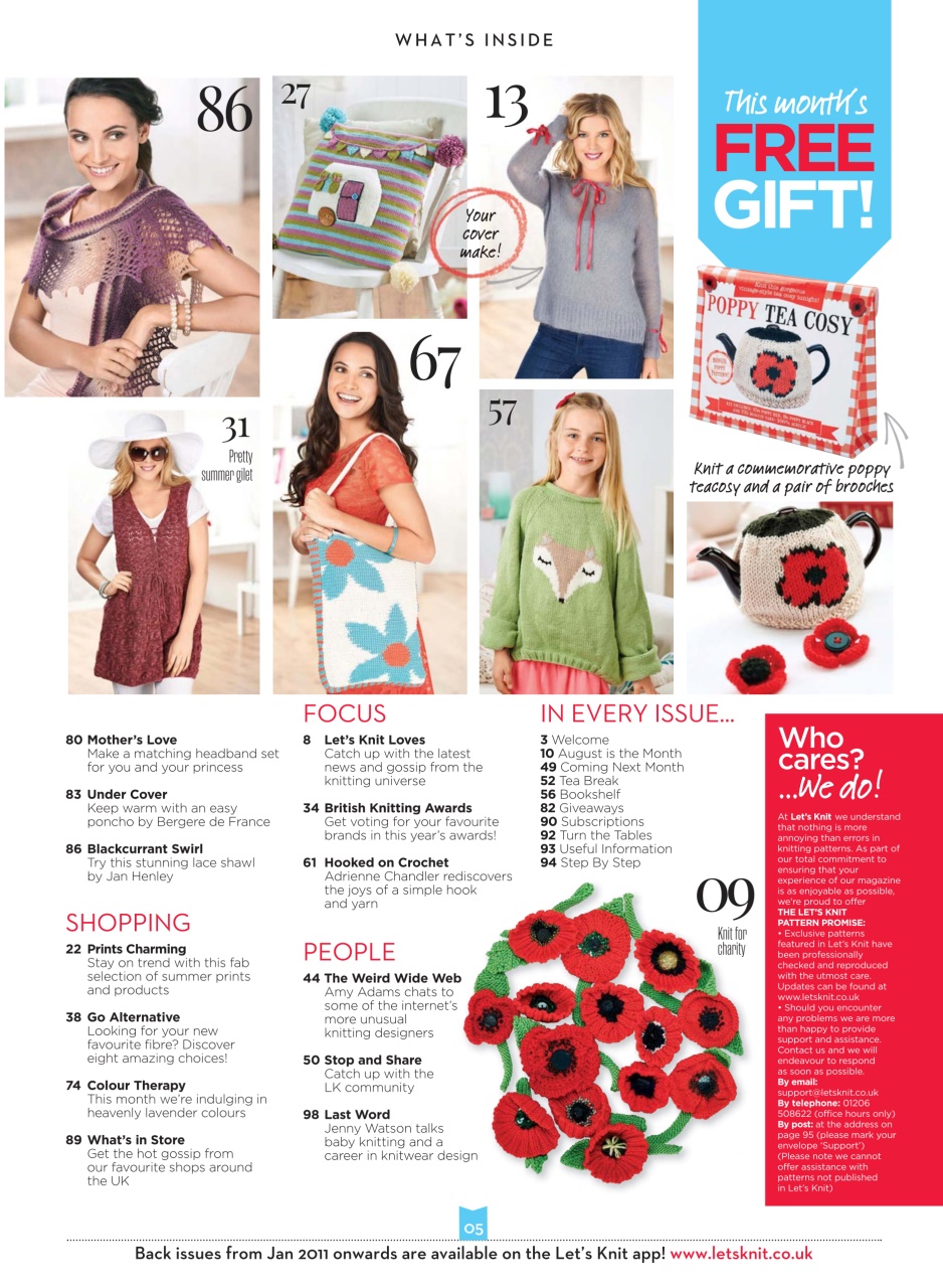 Let's Knit Preview Pages