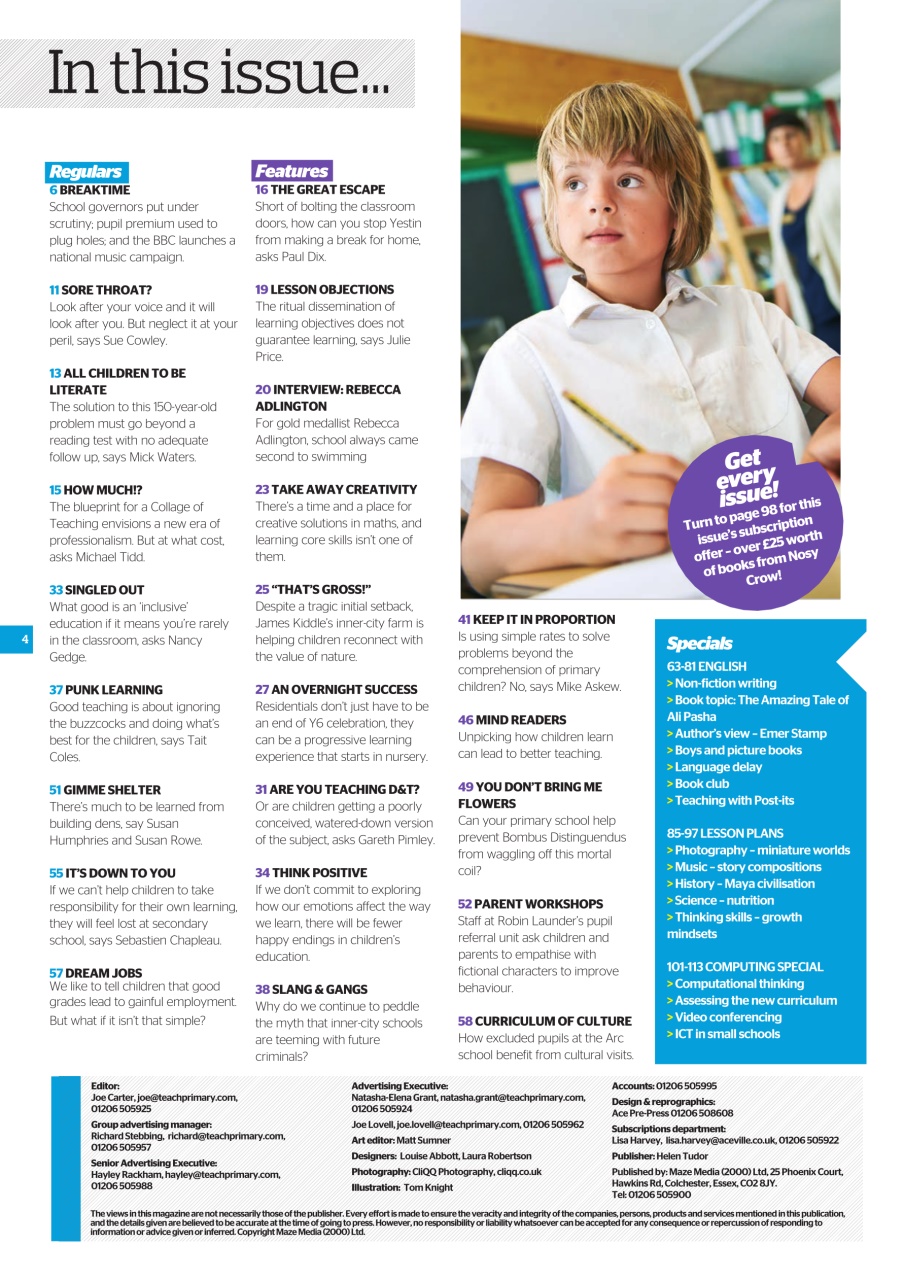 Teach Primary Preview Pages