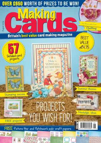 Making Cards & Papercraft issue August 2014