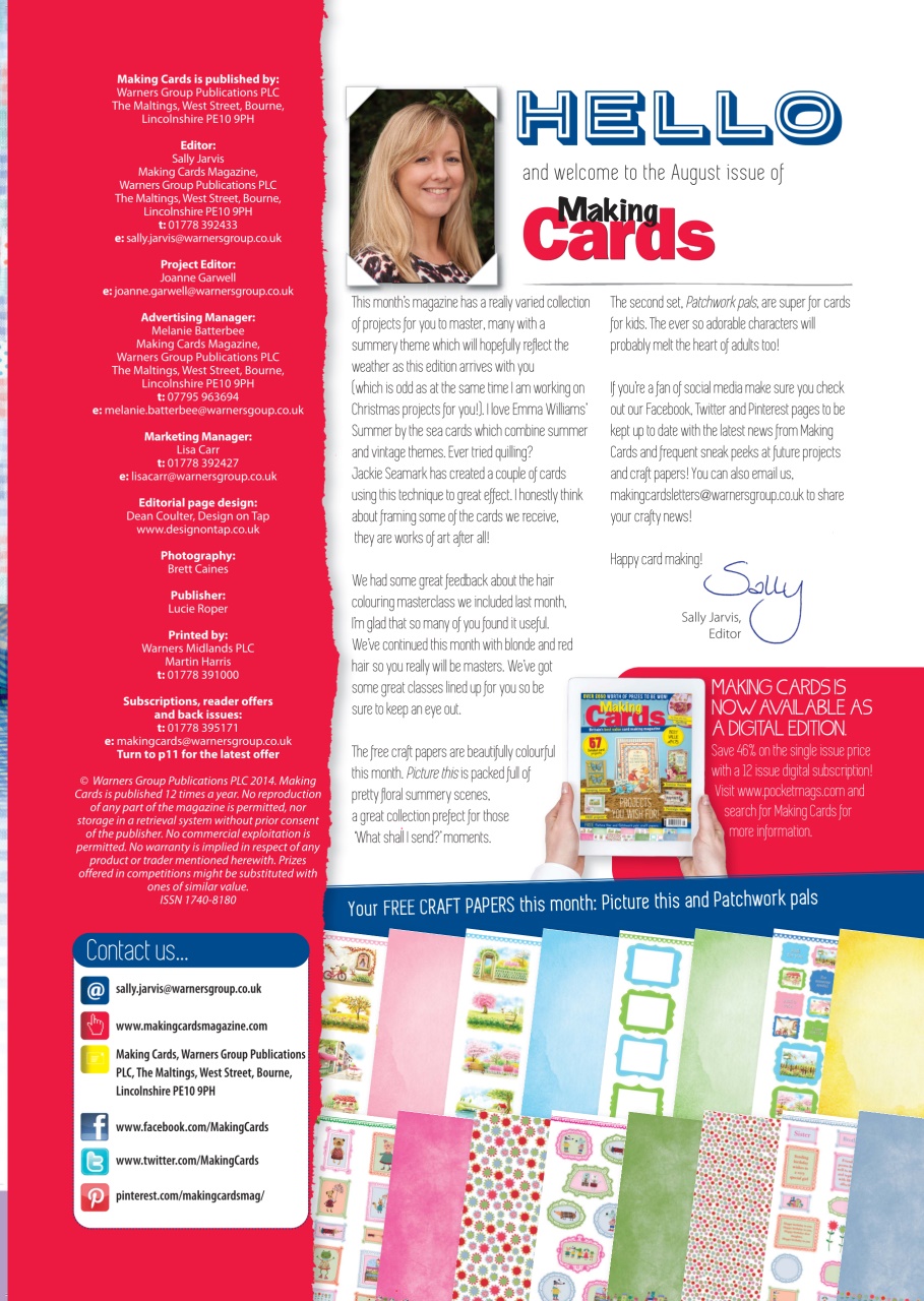 Making Cards & Papercraft Preview Pages