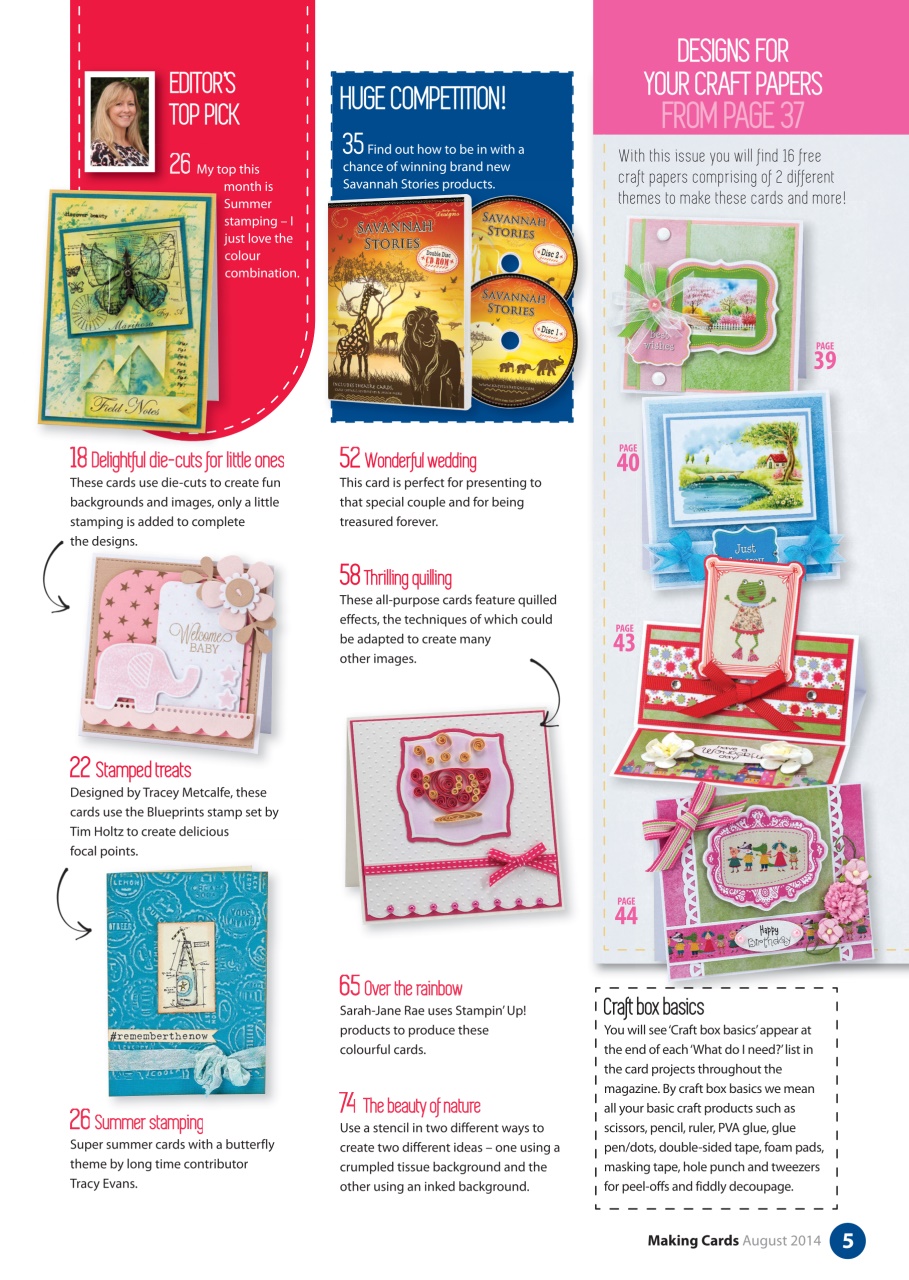 Making Cards & Papercraft Preview Pages