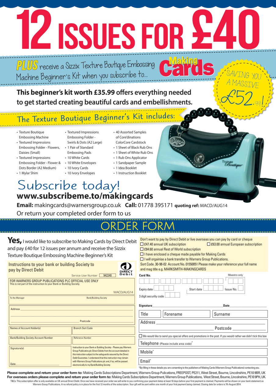 Making Cards & Papercraft Preview Pages