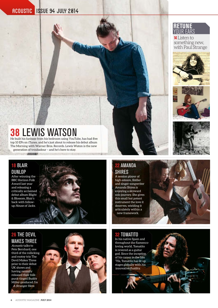 Acoustic Preview Pages