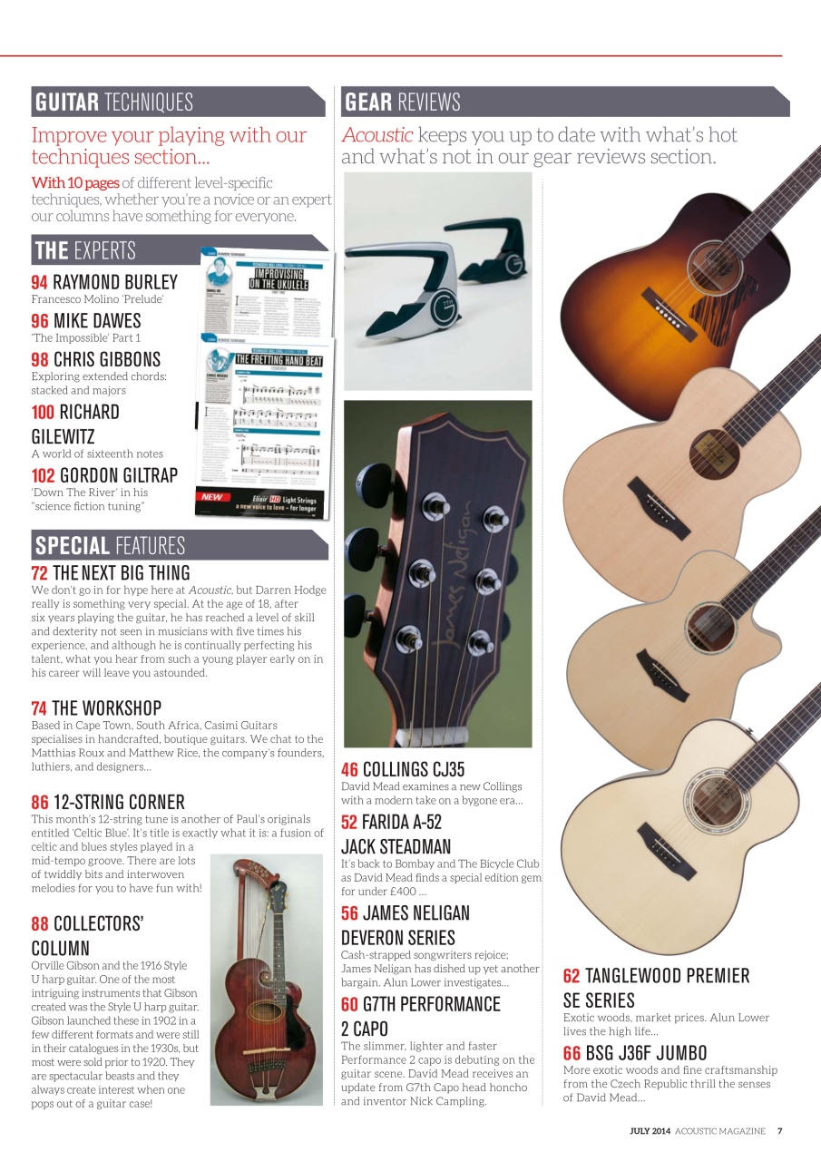 Acoustic Preview Pages