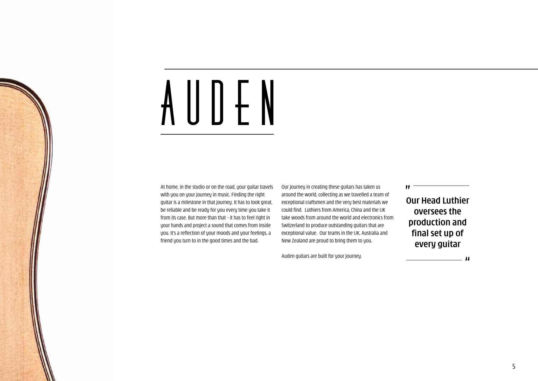 Acoustic Preview Pages