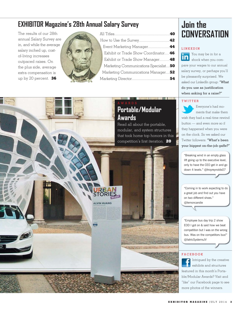 EXHIBITOR Magazine Preview Pages