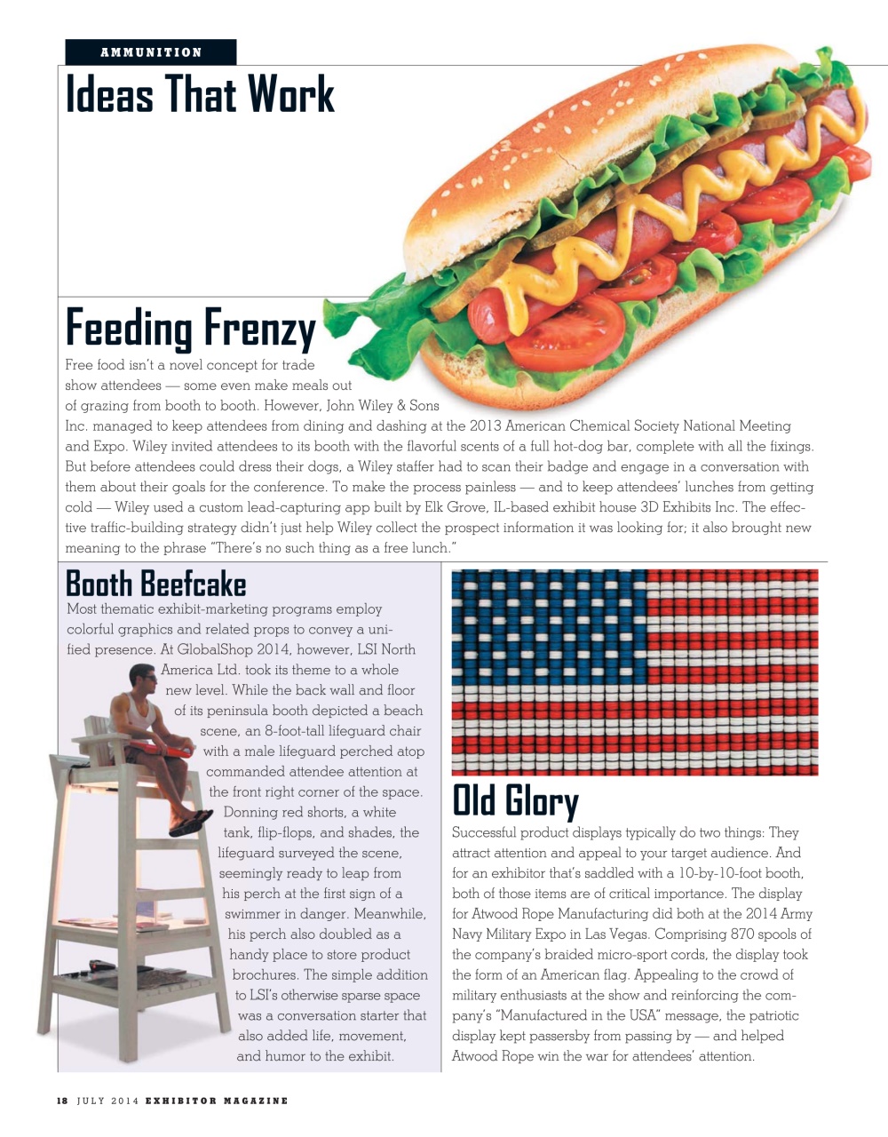 EXHIBITOR Magazine Preview Pages