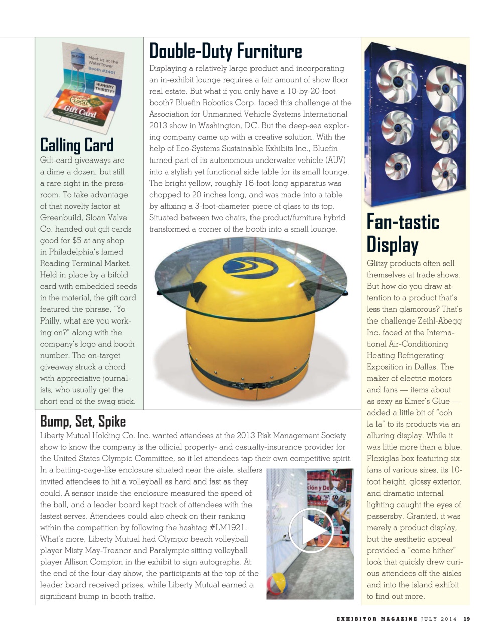 EXHIBITOR Magazine Preview Pages