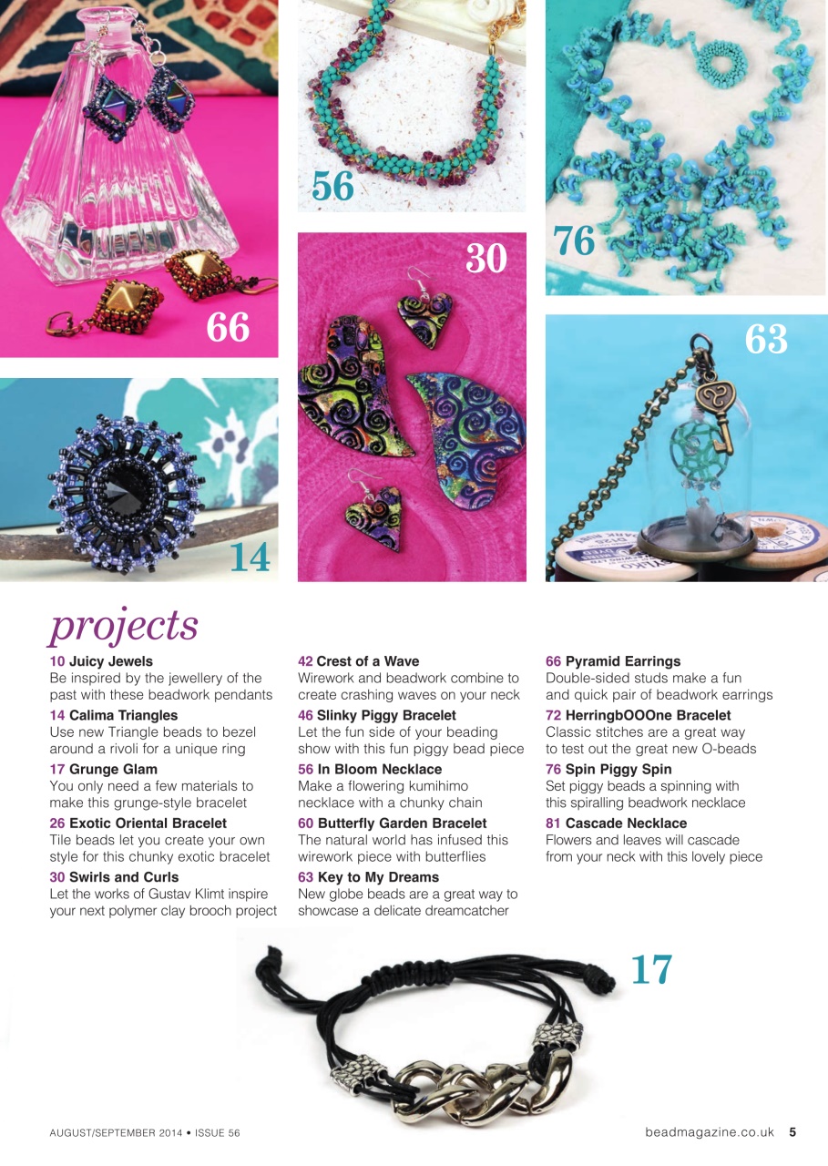 Bead & Jewellery Magazine Preview Pages