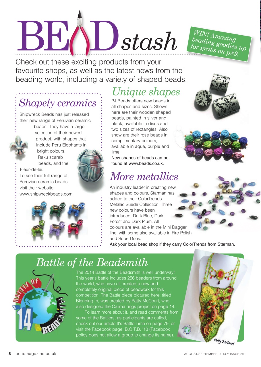 Bead & Jewellery Magazine Preview Pages