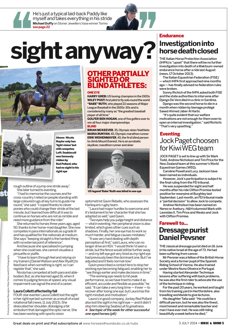 Horse & Hound Preview Pages