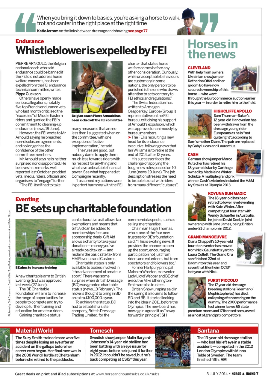 Horse & Hound Preview Pages