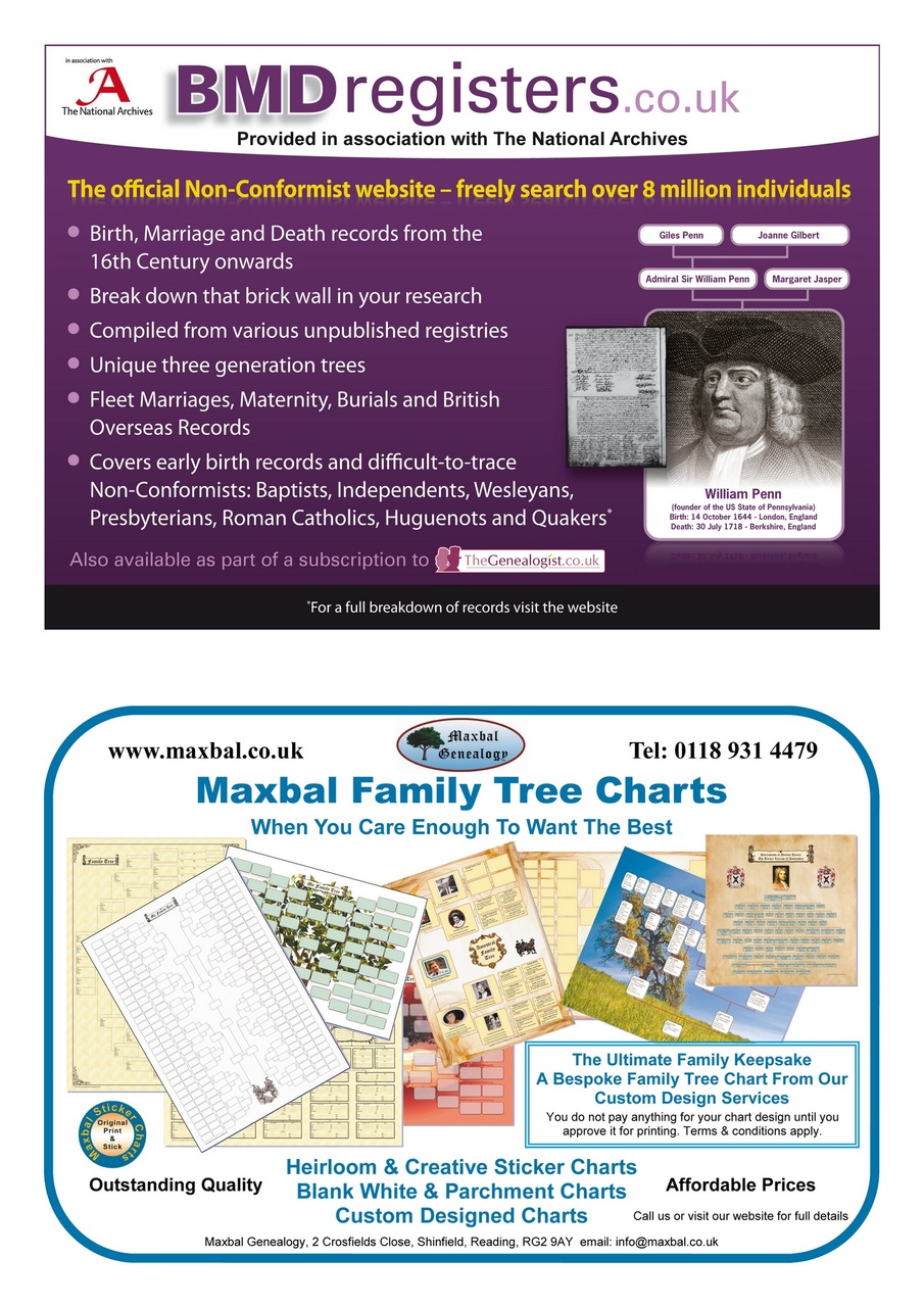 Family Tree Preview Pages