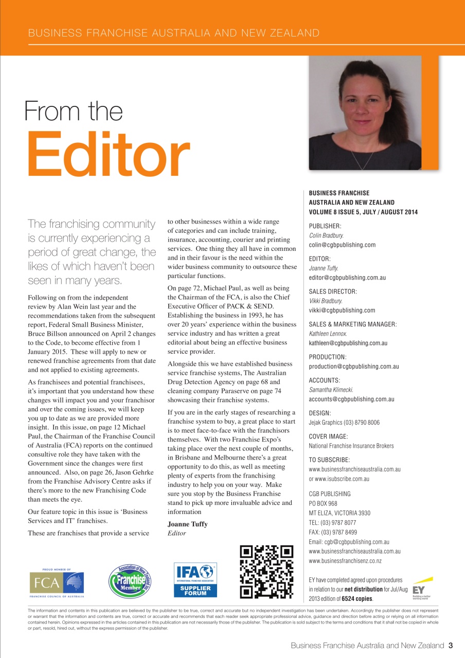 Business Franchise Australia&NZ Preview Pages