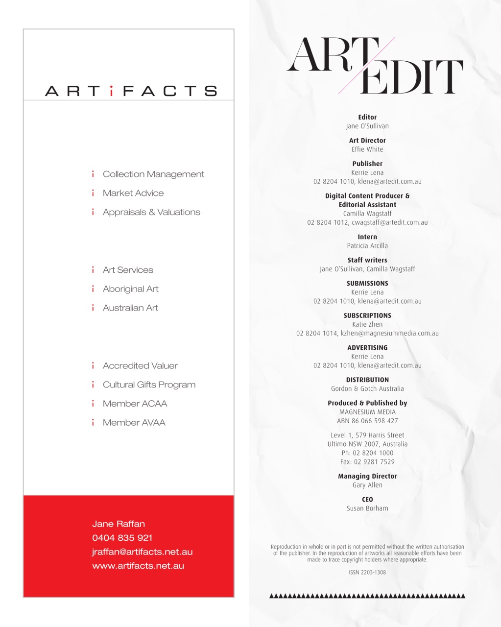 Art Edit Preview Pages