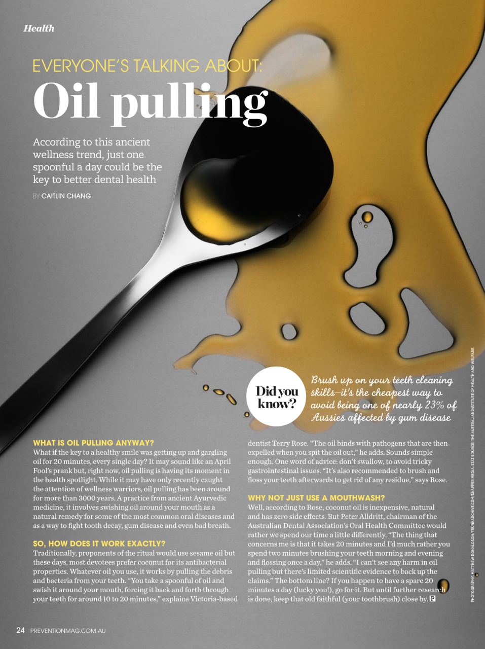 Prevention Preview Pages