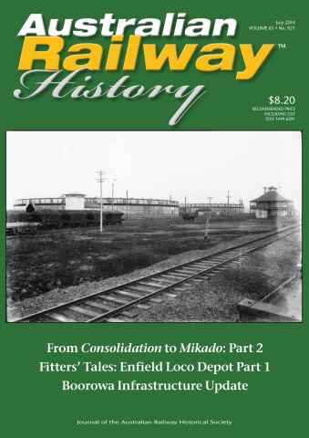 Australian Railway History issue July 2014