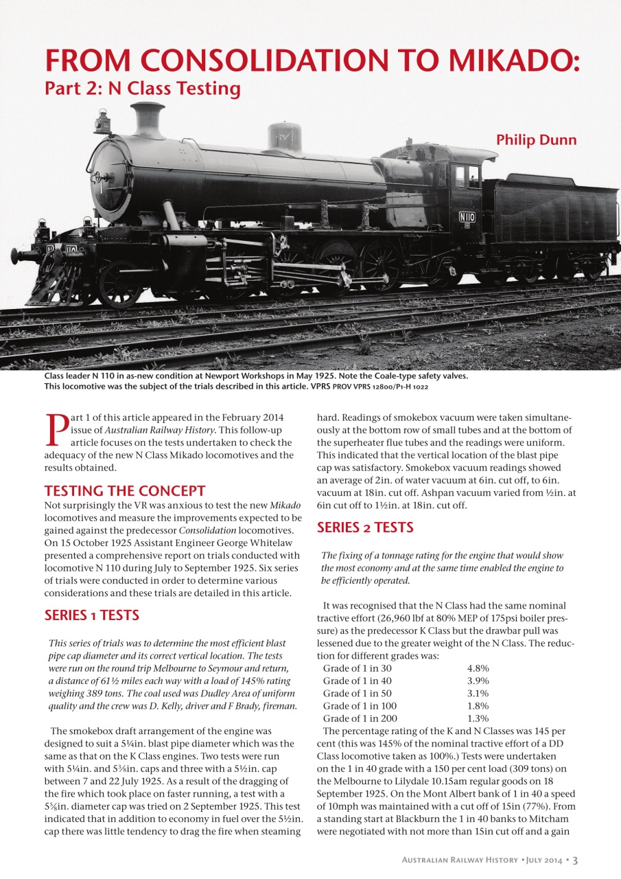 Australian Railway History Preview Pages