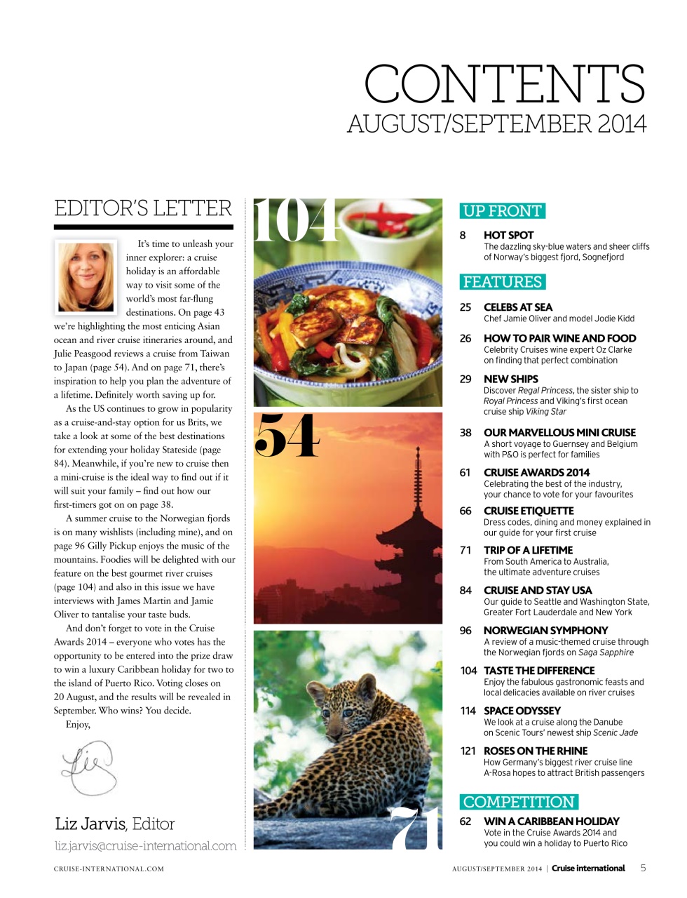 Cruise & Travel Preview Pages