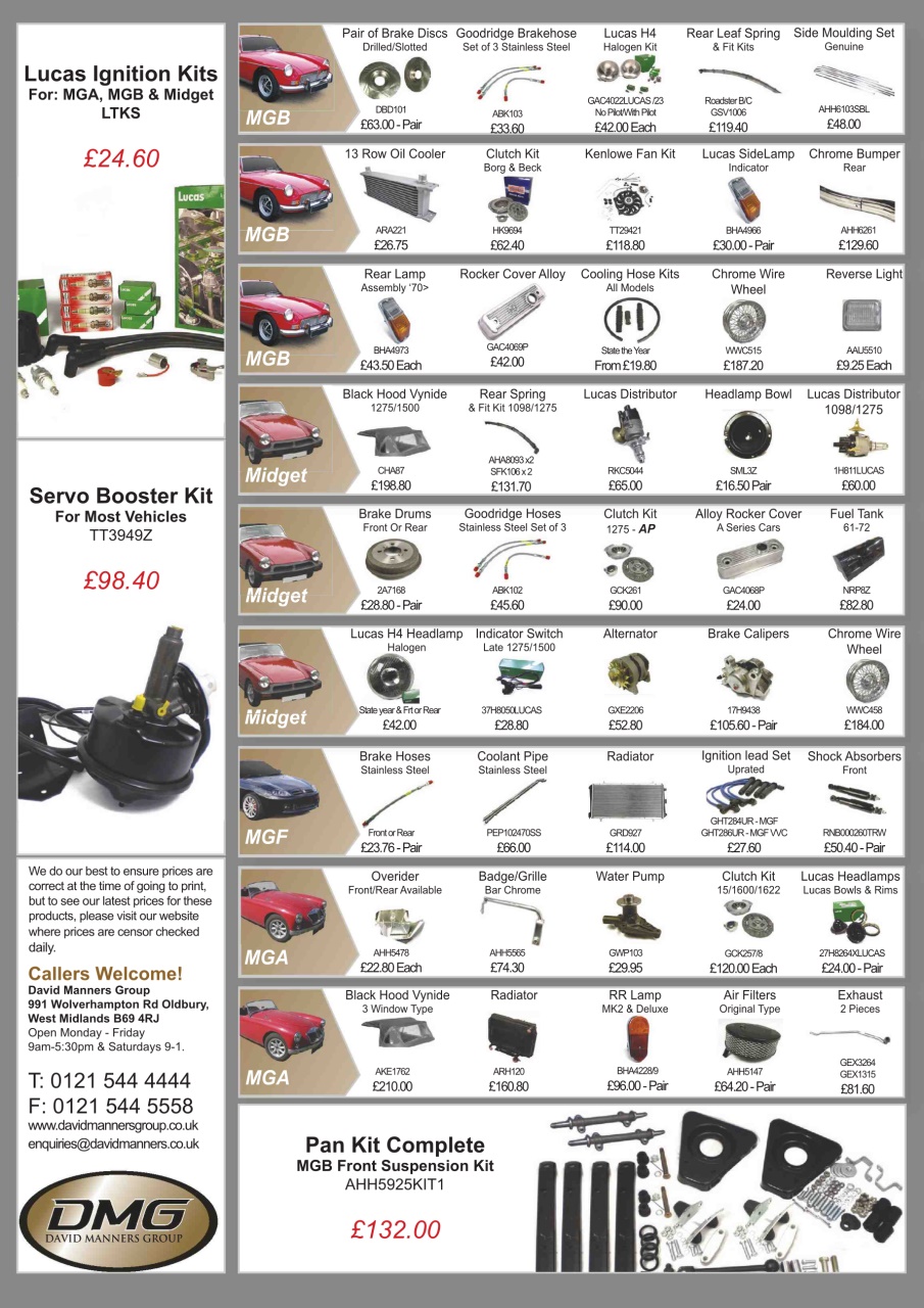 MG Enthusiast Preview Pages