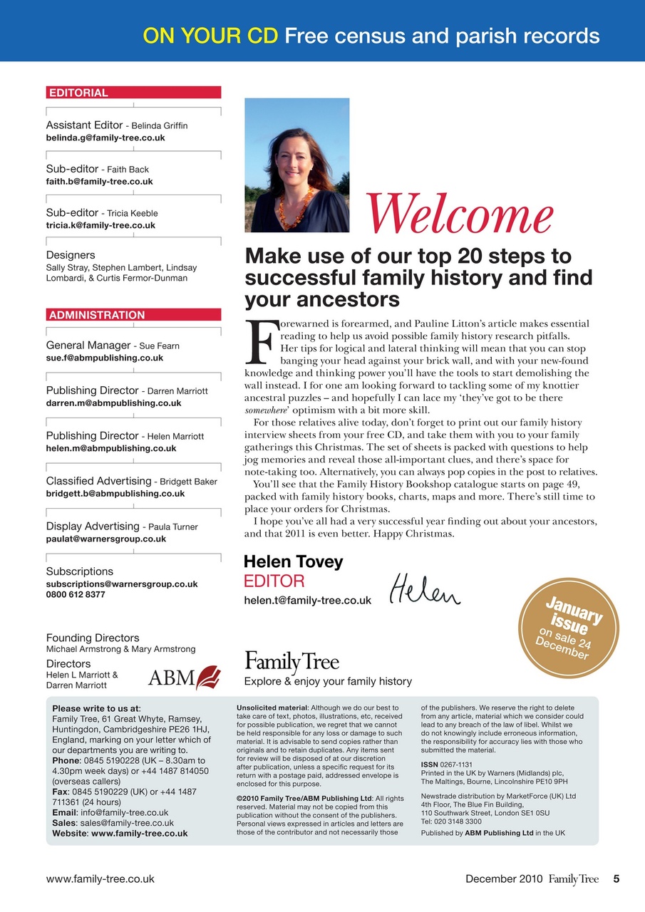 Family Tree Preview Pages