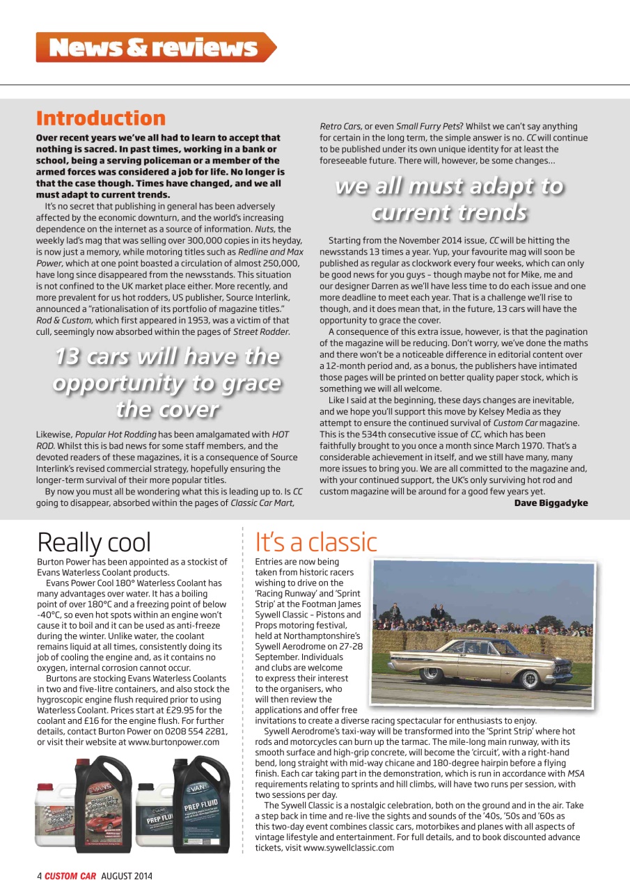 Custom Car Preview Pages