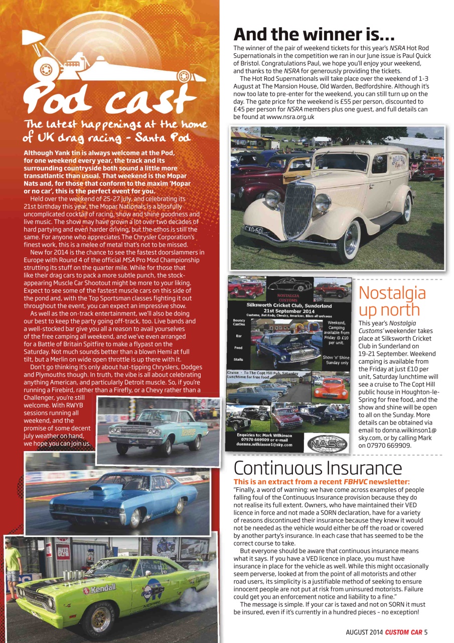 Custom Car Preview Pages