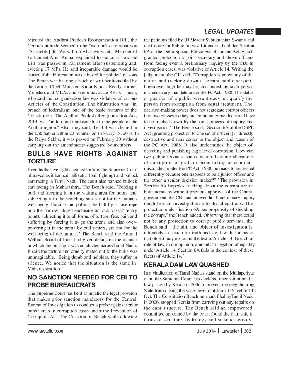 Lawteller – A Legal Awareness Magazine Preview Pages