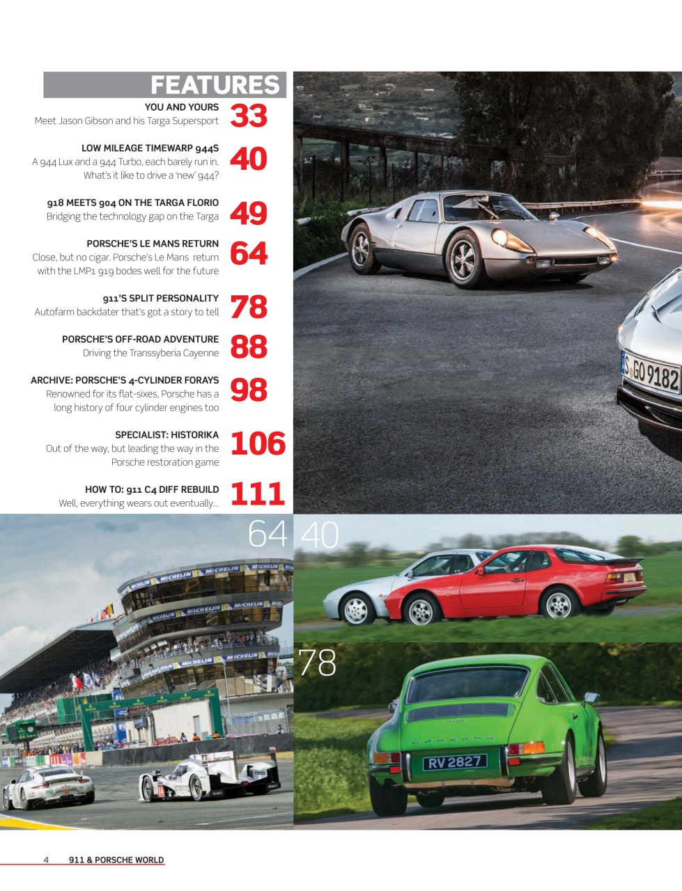 911 & Porsche World Preview Pages