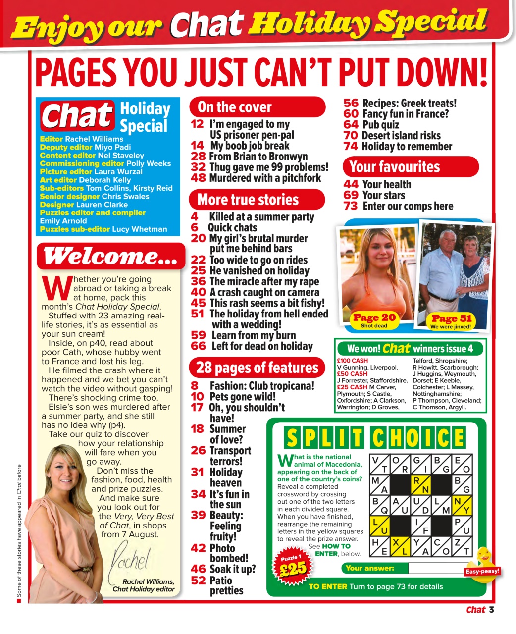 Chat Specials Preview Pages