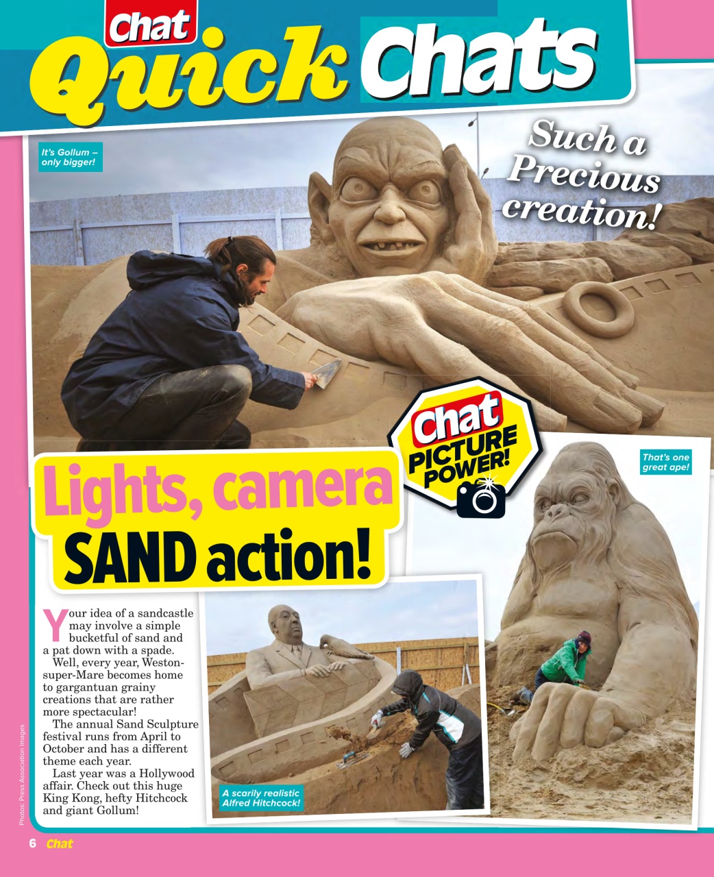 Chat Specials Preview Pages