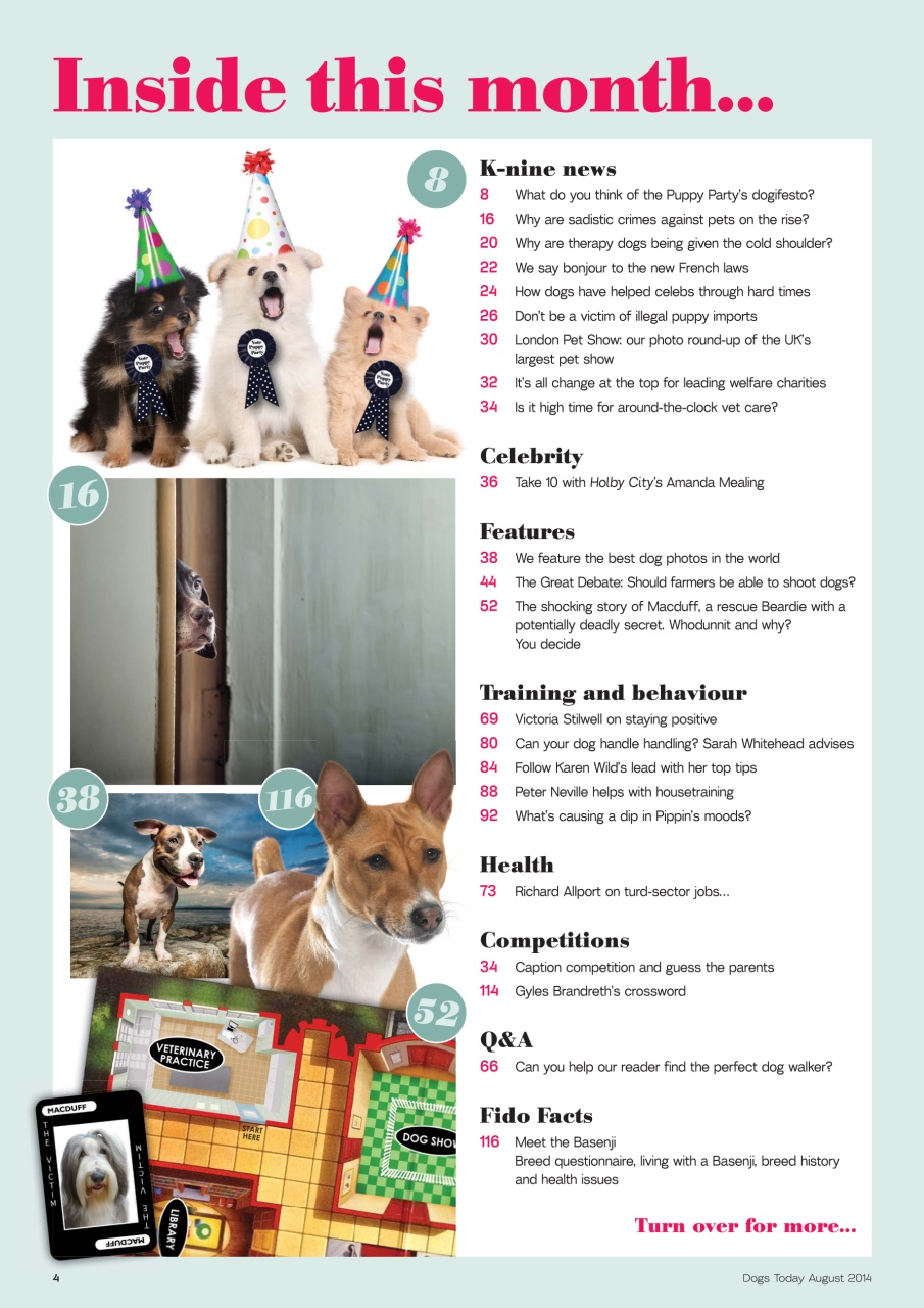 Dogs Today Magazine Preview Pages