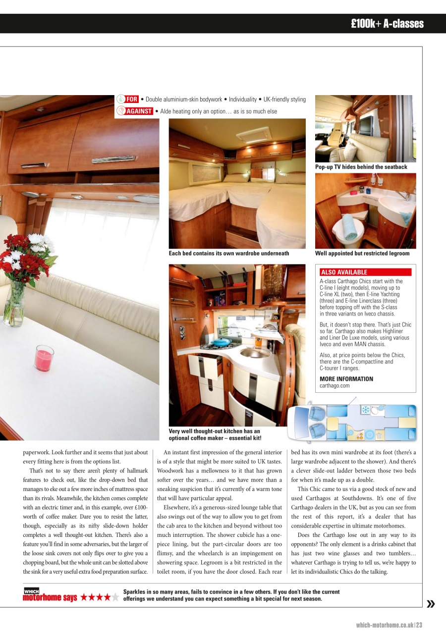 What Motorhome magazine Preview Pages