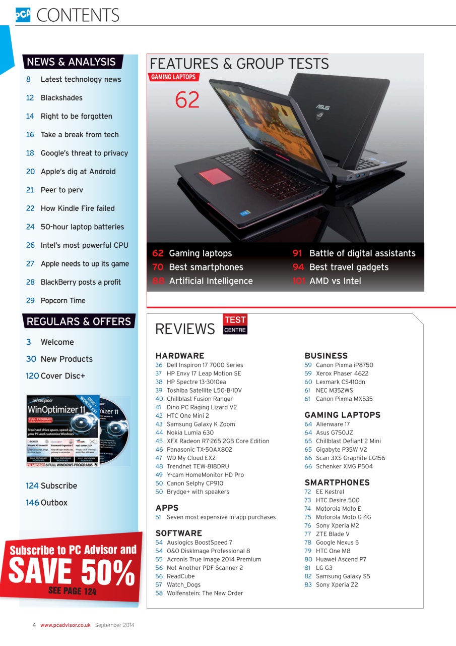 Tech Advisor Preview Pages