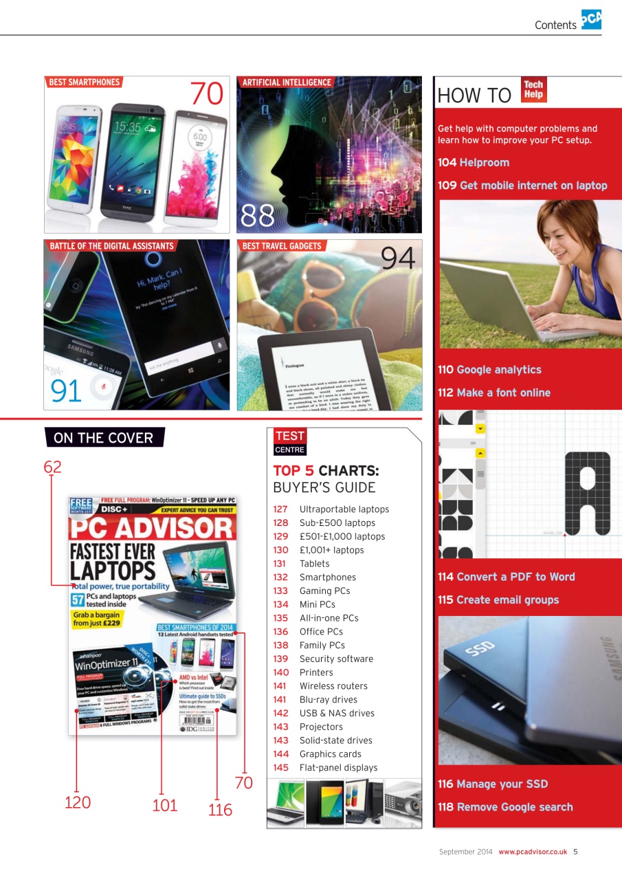 Tech Advisor Preview Pages