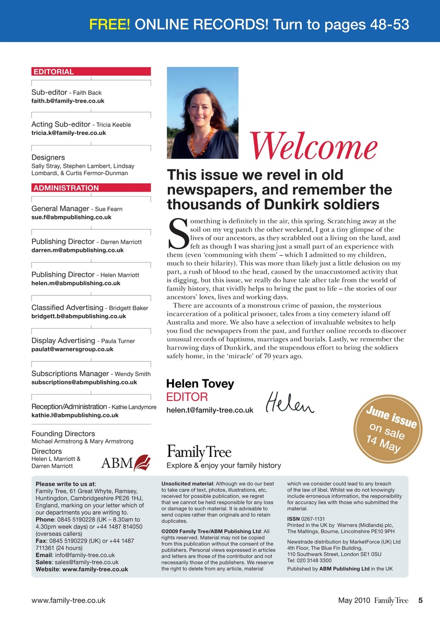 Family Tree Preview Pages