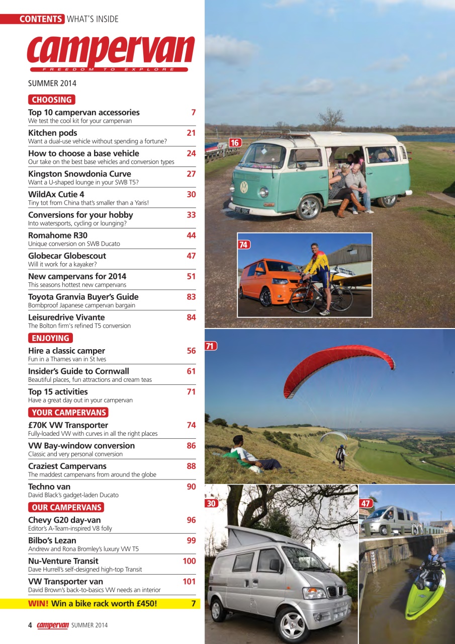 Campervan Preview Pages