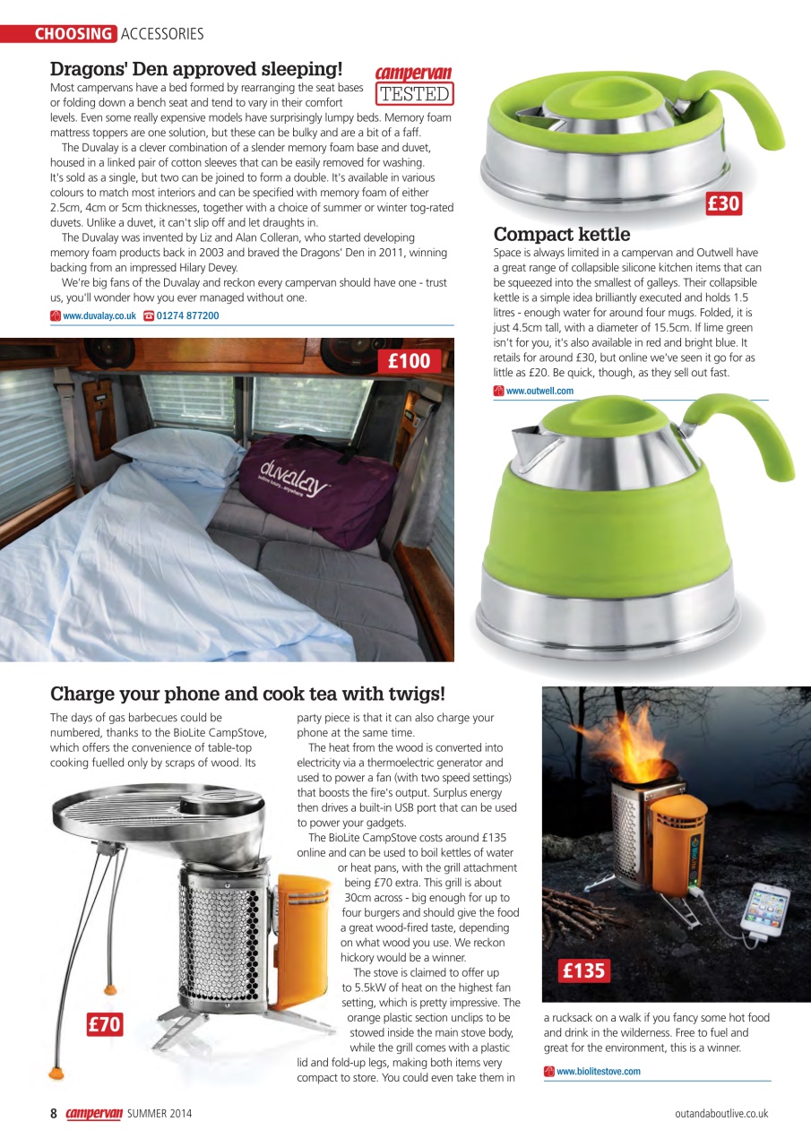 Campervan Preview Pages