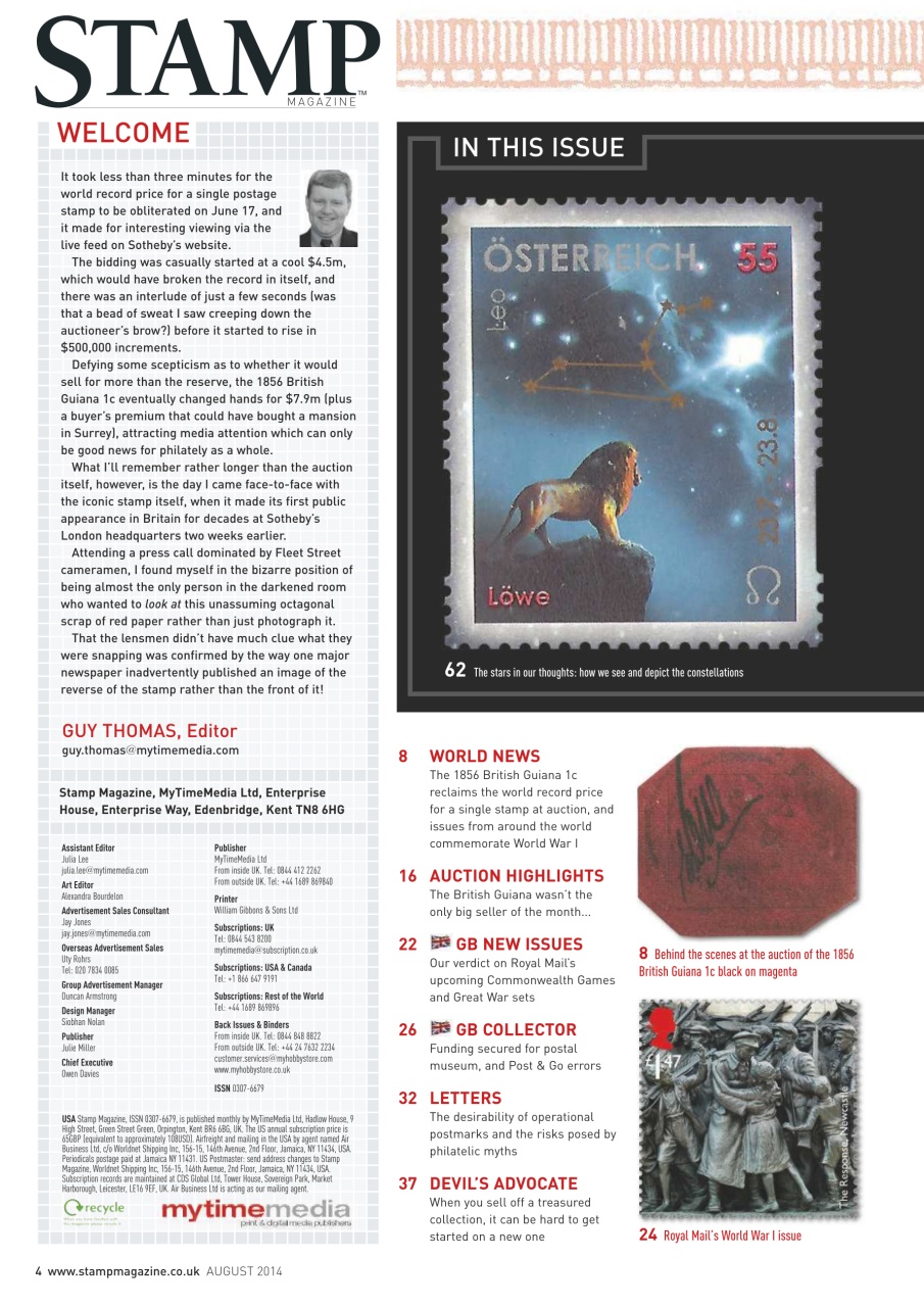 Stamp Magazine Preview Pages